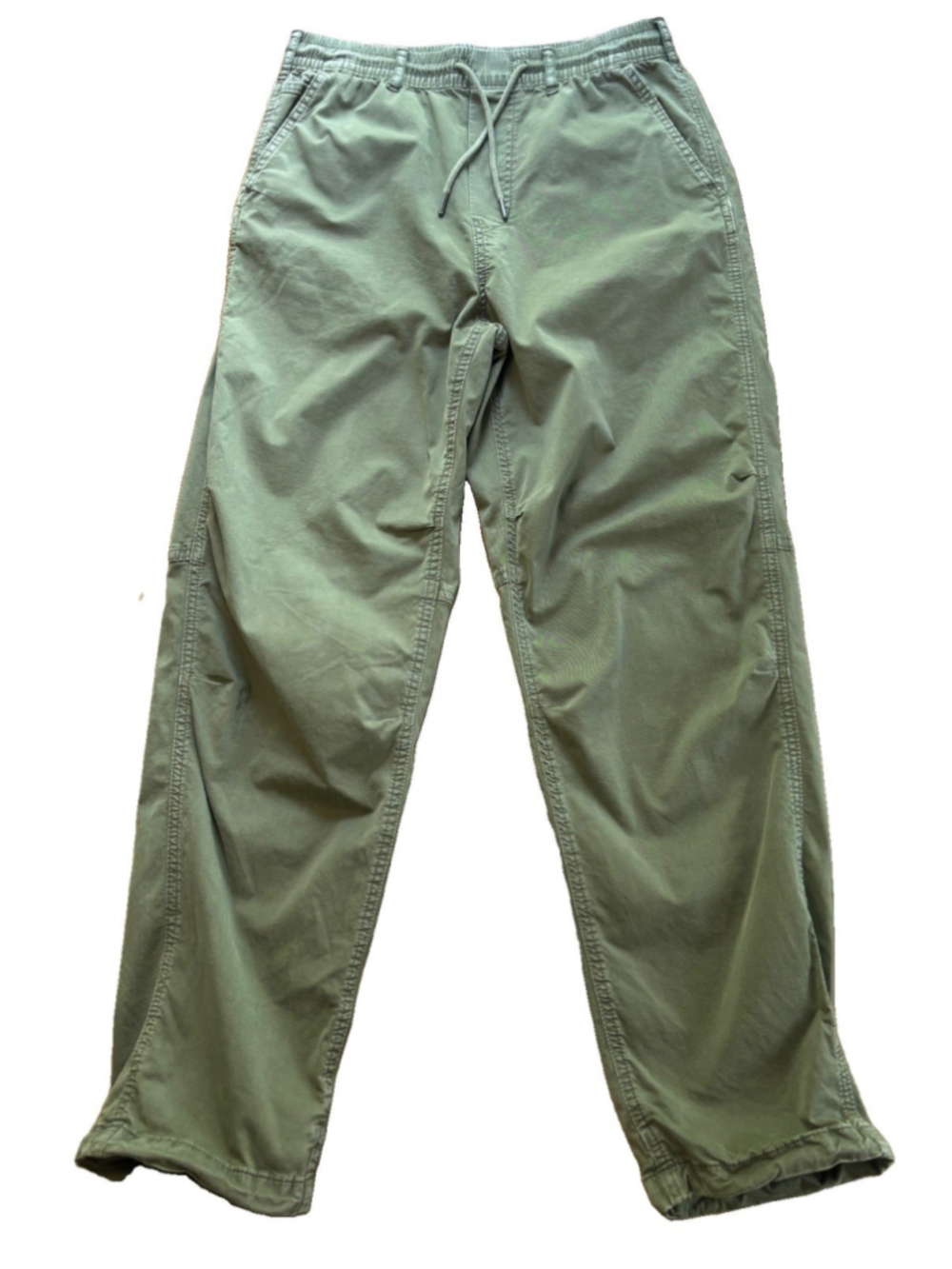 American Eagle Real Good Flex Cargo Pants XS Olive Green Wide Leg